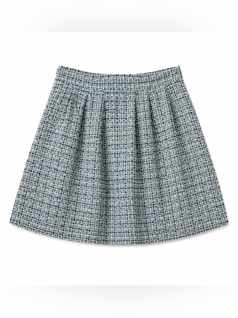 Etcetera A-Line Skirt with green and Blue Design
